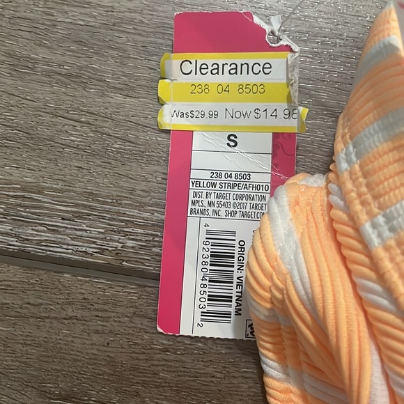 Xhiliration size small one piece swimsuit - Picture 3 of 4